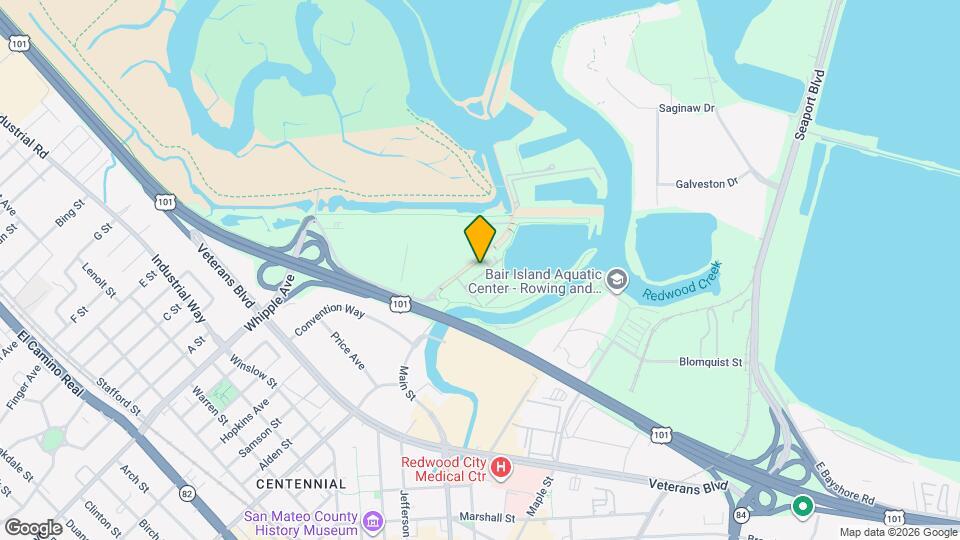 636 Bair Island Rd, Unit 305 Map and Location Details