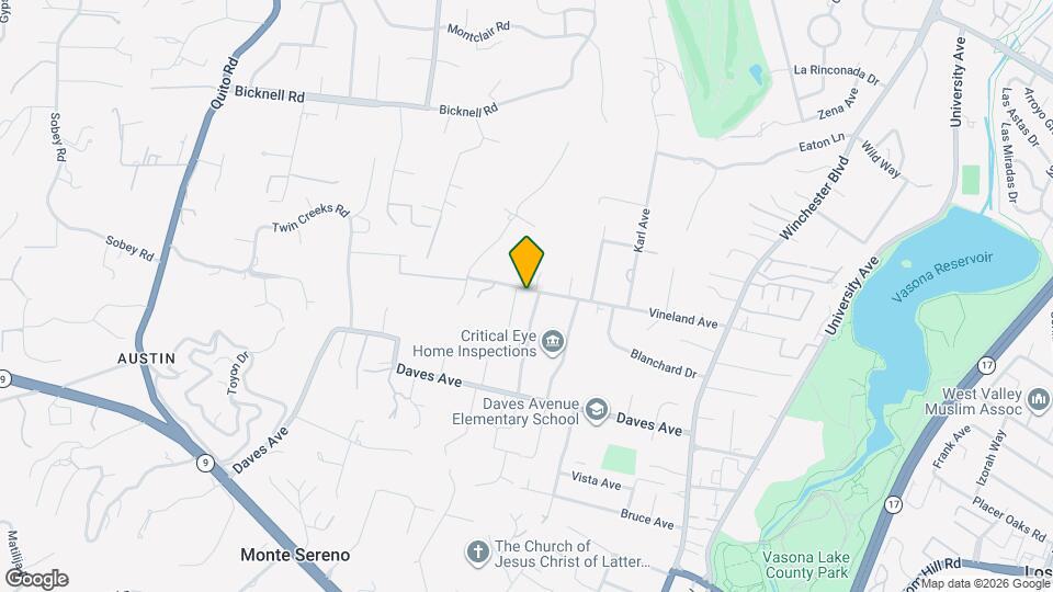 15451 Palos Verdes Dr Map and Location Details