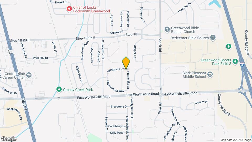 989 Bentgrass Dr Map and Location Details