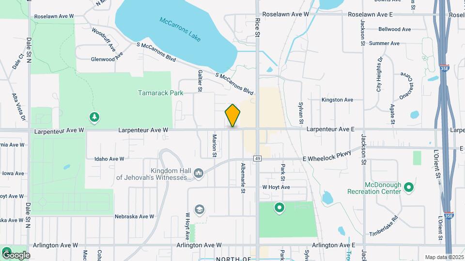 222 Larpenteur Ave W Map and Location Details