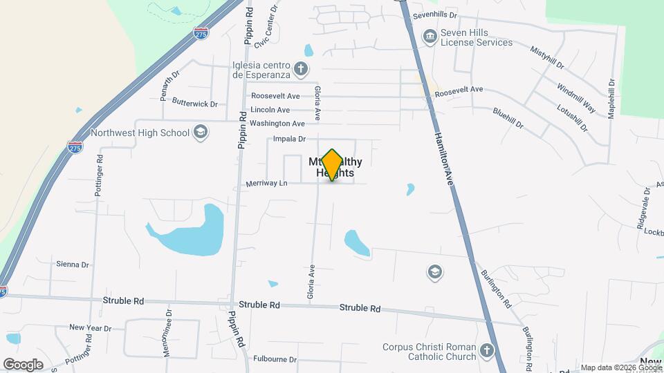 2455 Merriway Ln Map and Location Details