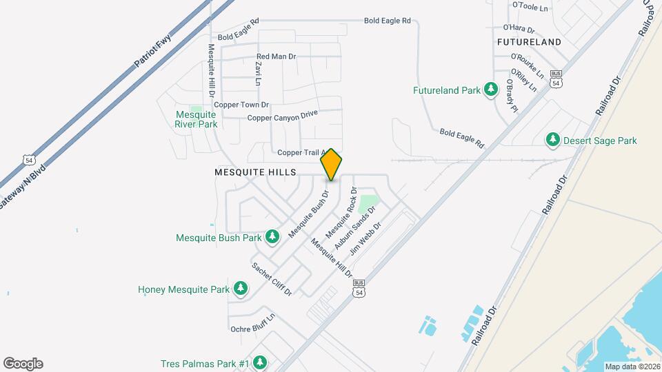 11976 Mesquite Bush Dr Map and Location Details