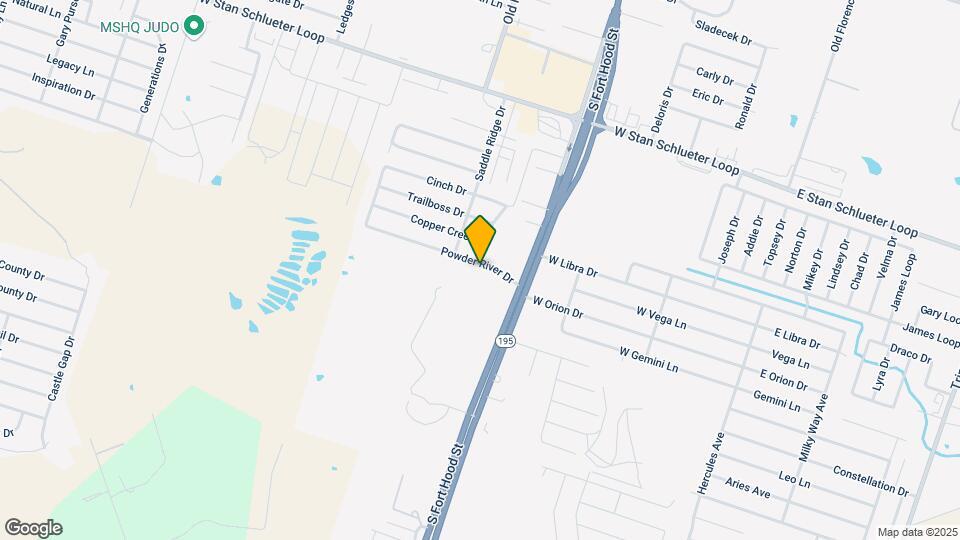 1110 Powder River Dr Map and Location Details