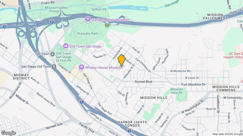 4279 Hortensia St Map and Location Details