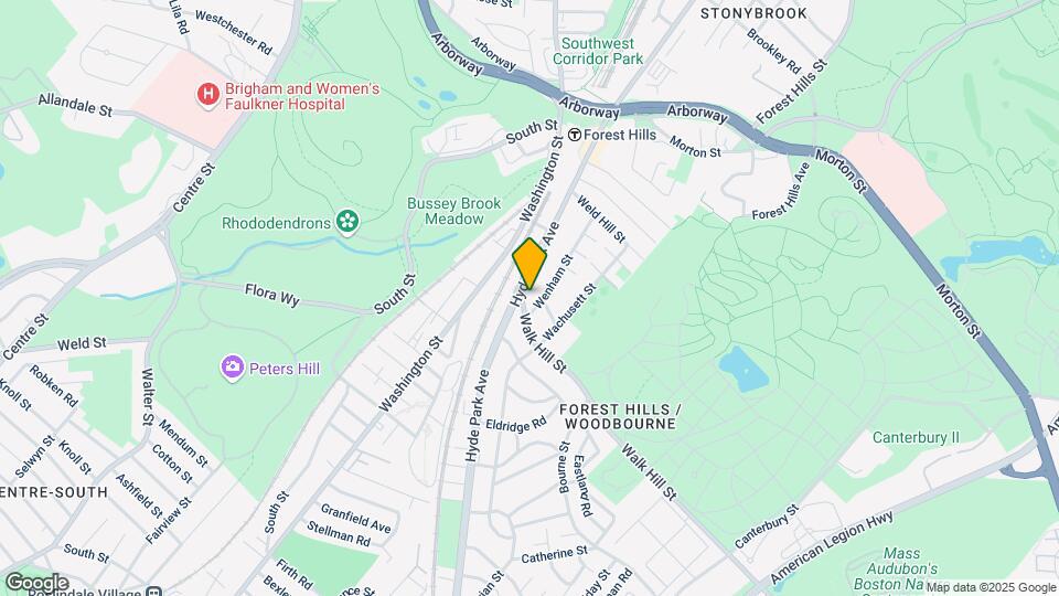 6 Walk Hill St, Unit #1 Map and Location Details