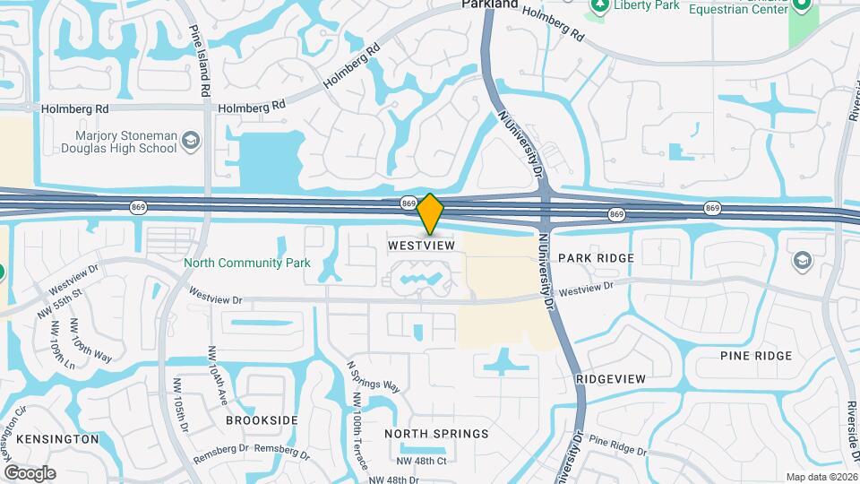 9874 NW 57th Manor Map and Location Details