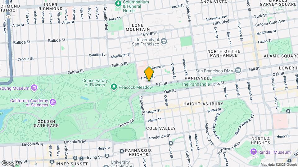 255 Shrader St Map and Location Details