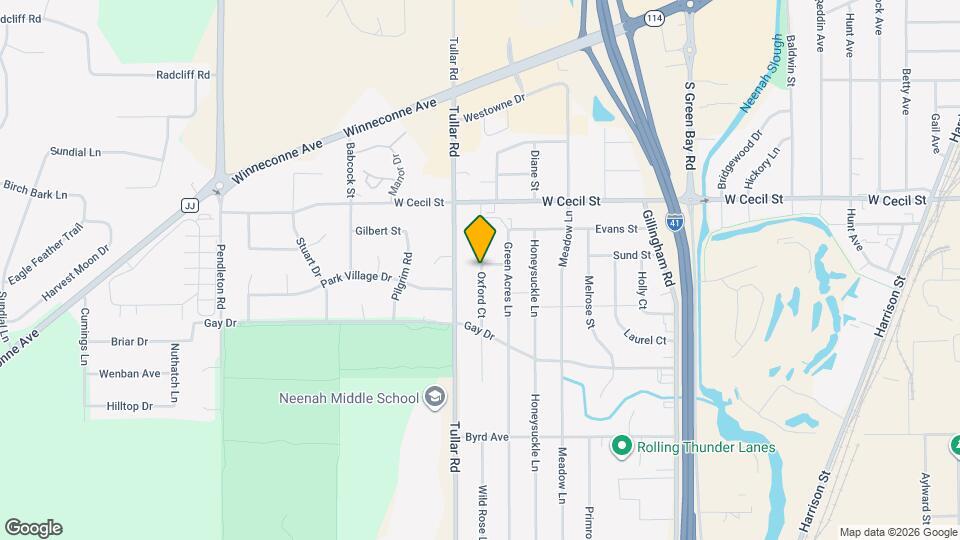1045 Oxford Ct Mapa y Detalles de la Ubicación