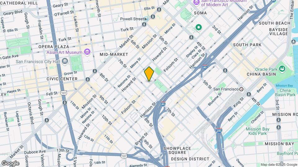 1082 Folsom St Map and Location Details