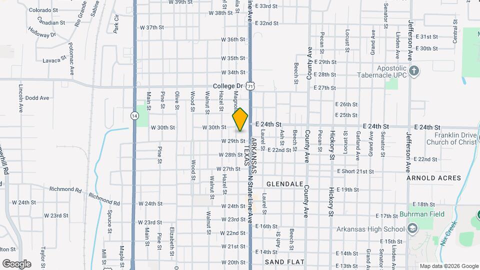 2908 Magnolia St Mapa y Detalles de la Ubicación