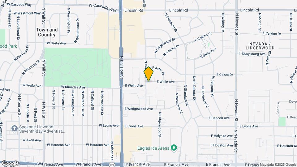 102 E Weile Ave Map and Location Details