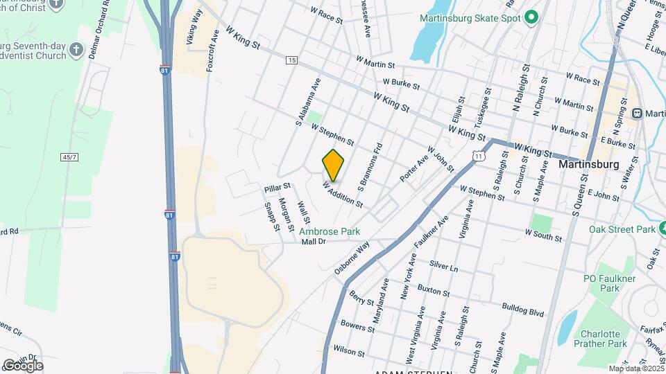 429 S Tennessee Ave Map and Location Details