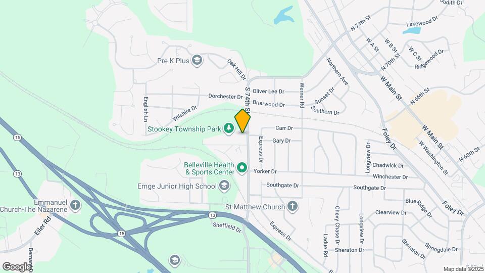 901 S 74th St Map and Location Details