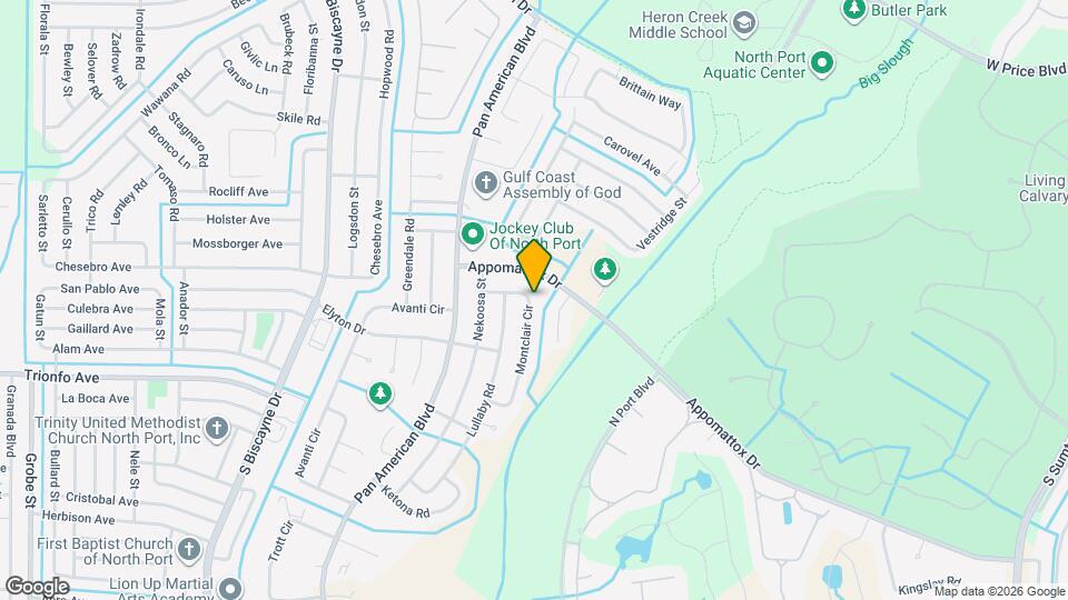 3236 Montclair Cir Map and Location Details
