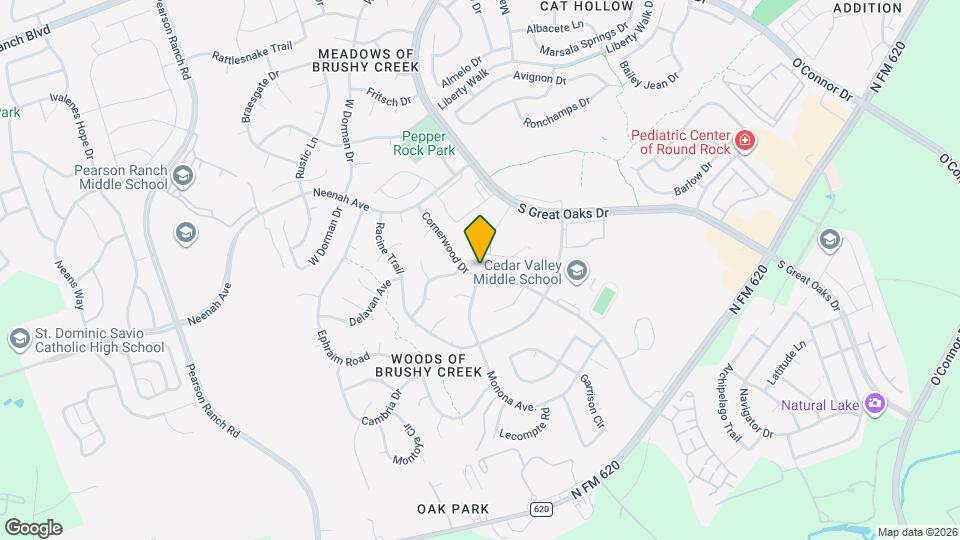 8214 Cornerwood Dr Map and Location Details