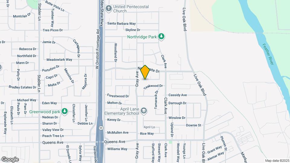 1074 Beechwood St Map and Location Details