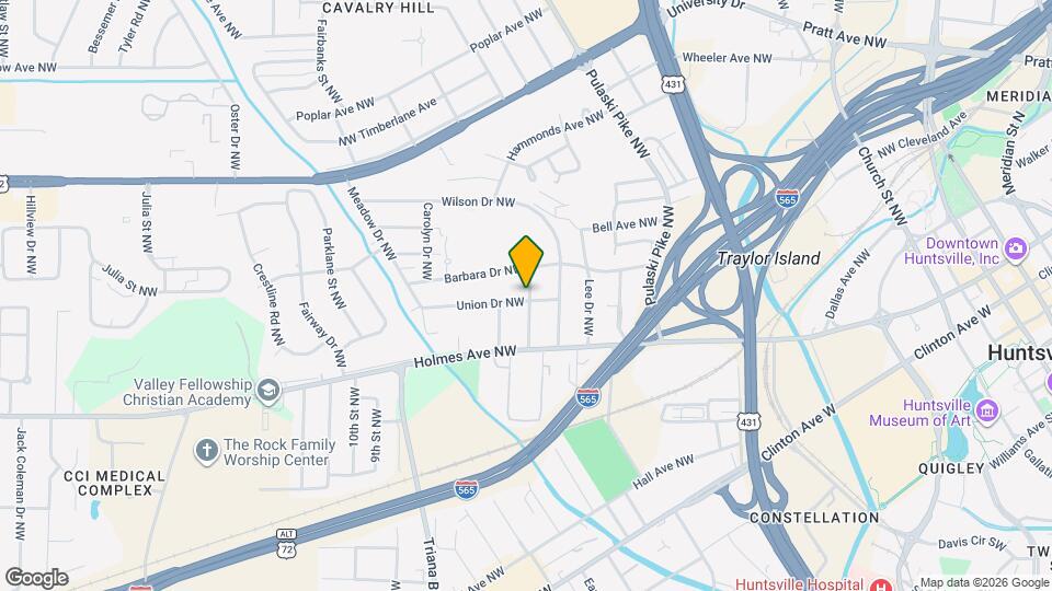 2700 Union Dr NW Map and Location Details