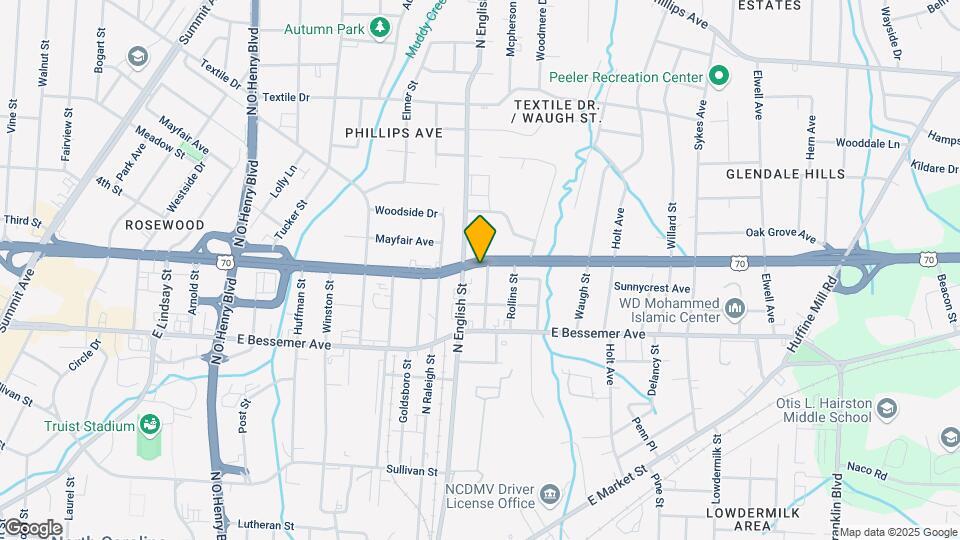 715 Mcpherson St Map and Location Details
