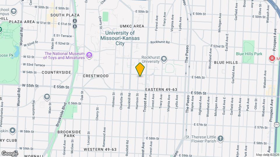 5411 Harrison St Map and Location Details