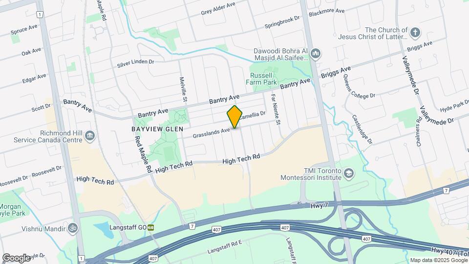 89 Grasslands Ave Map and Location Details