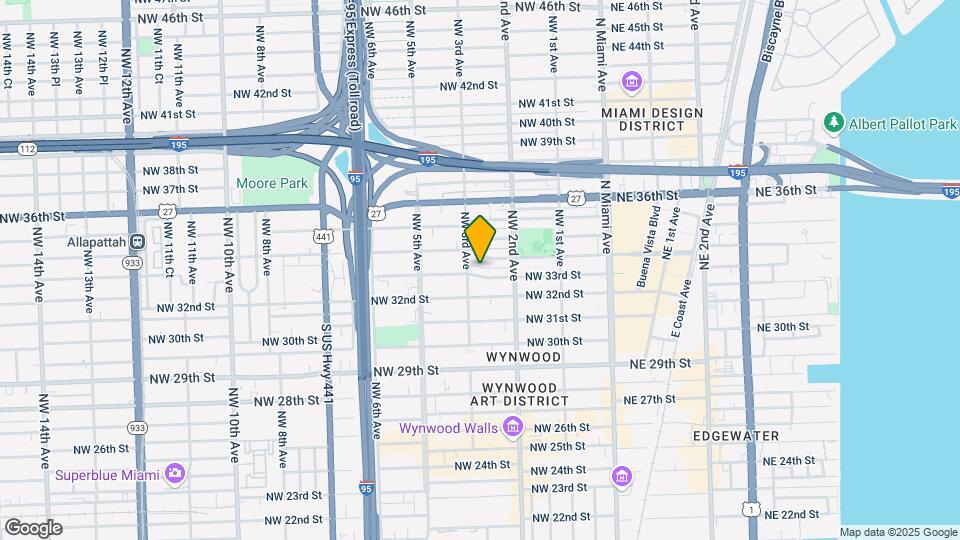 277 NW 33rd St Mapa y Detalles de la Ubicación