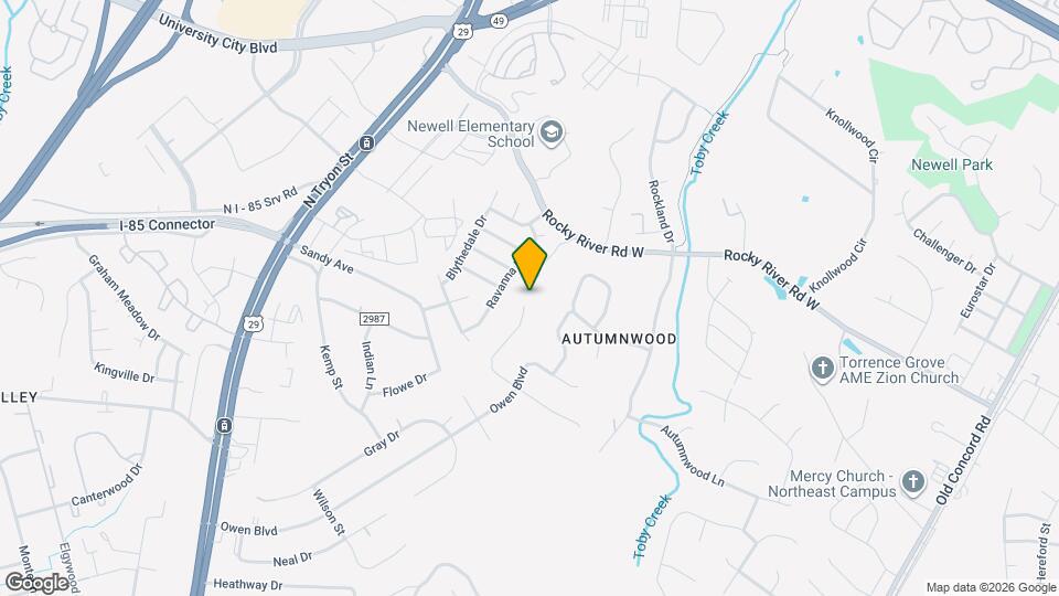 6554 Dougherty Dr Map and Location Details