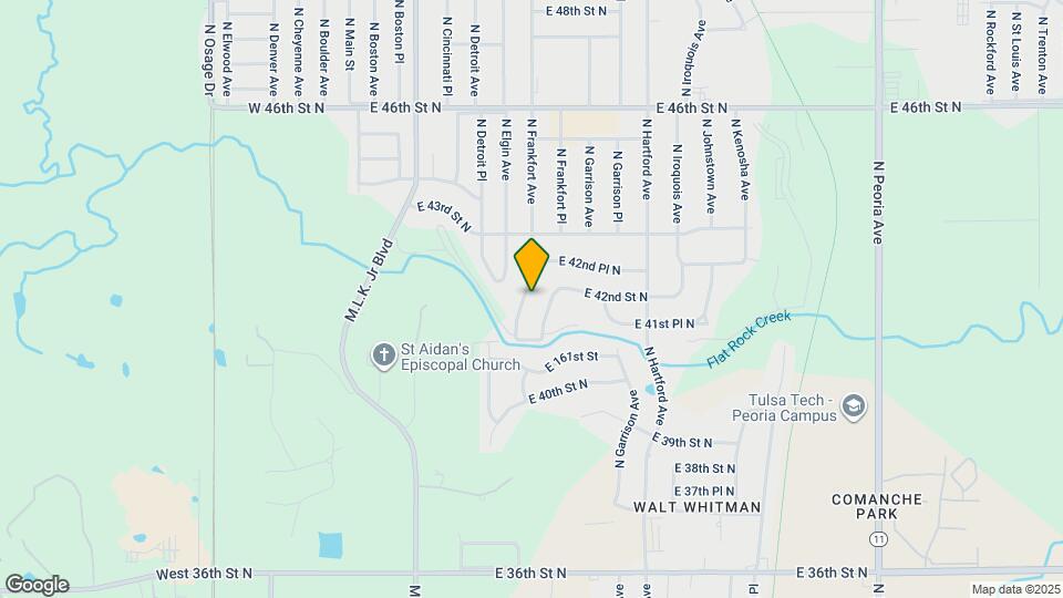 4141 N Frankfort Ave Map and Location Details