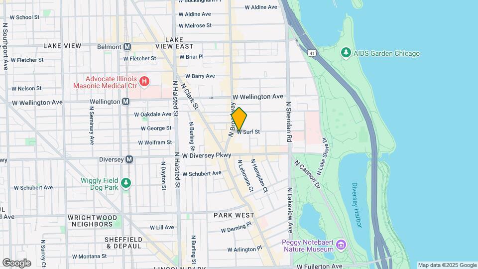 559 W Surf St, Unit #317 Map and Location Details
