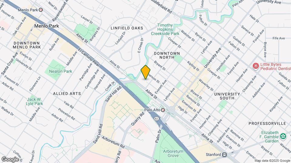 131 Hawthorne Ave, Unit E Mapa y Detalles de la Ubicación