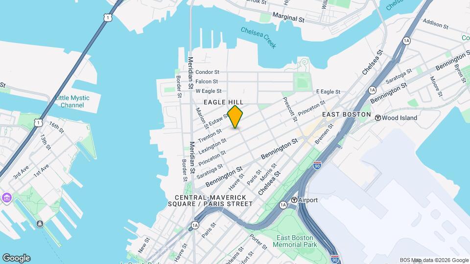 126 Lexington St Map and Location Details