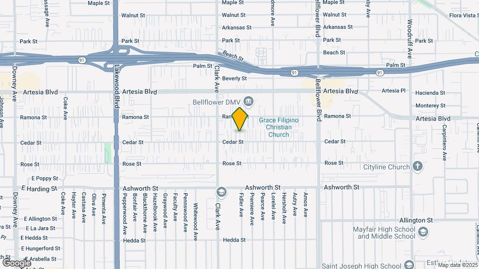 9455 1/2 Cedar St Map and Location Details