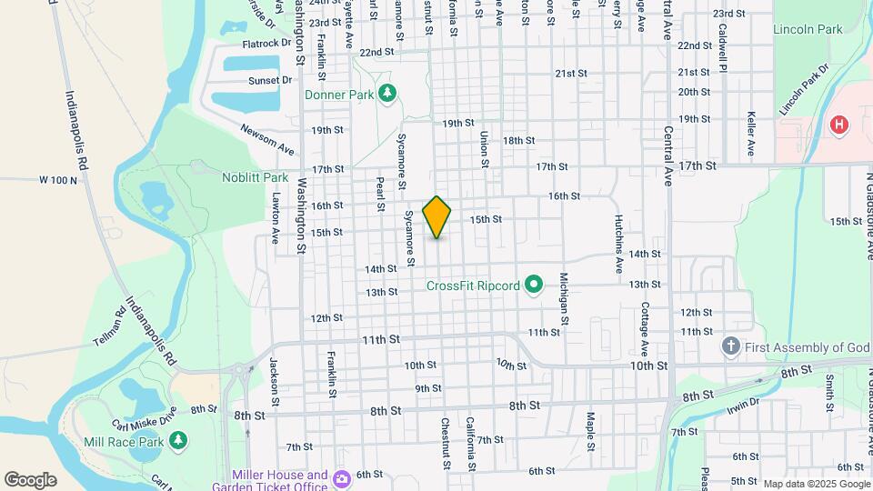1422 Chestnut St, Unit B Mapa y Detalles de la Ubicación