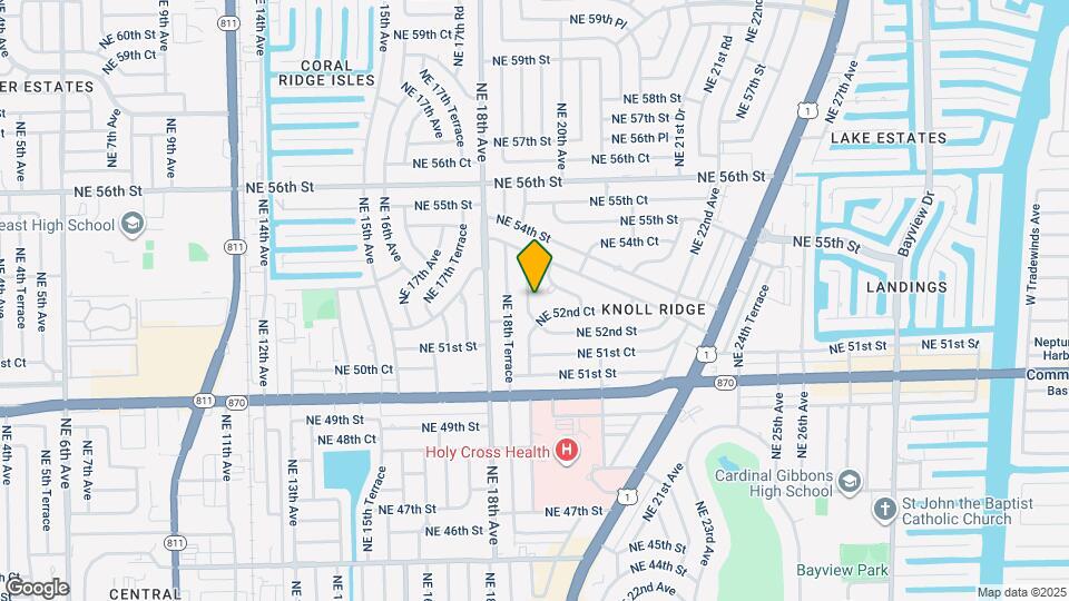 5220 NE 19th Ave Map and Location Details