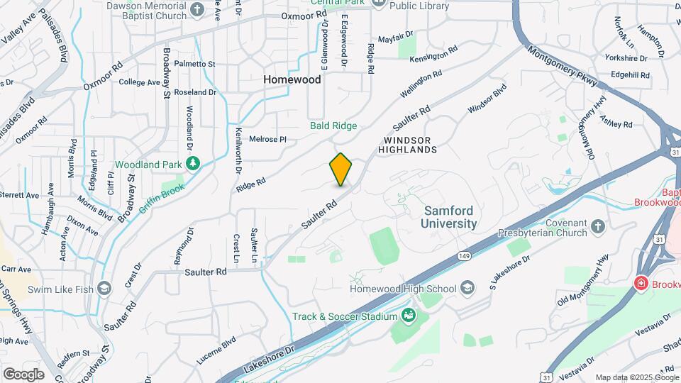 1540 Saulter Rd Map and Location Details