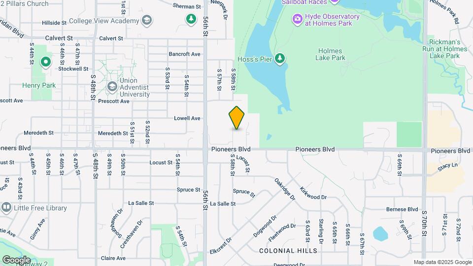 4130 S 58th St Map and Location Details