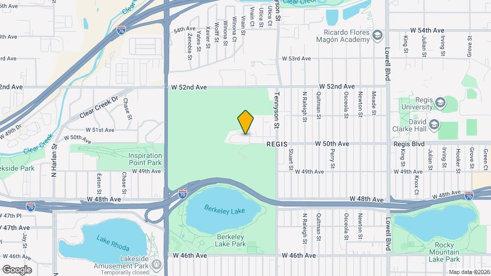 5041 Vrain St Map and Location Details