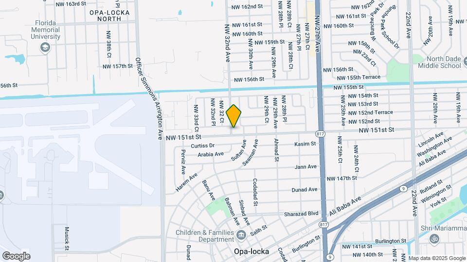 15111 NW 32nd Ave Map and Location Details