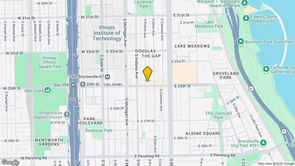 3453 S Prairie Ave Map and Location Details