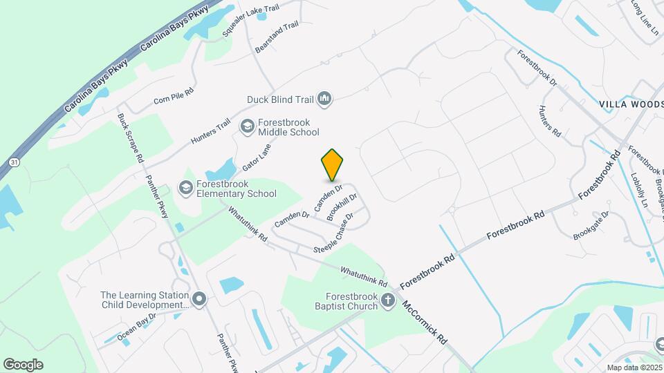 3842 Camden Dr Mapa y Detalles de la Ubicación