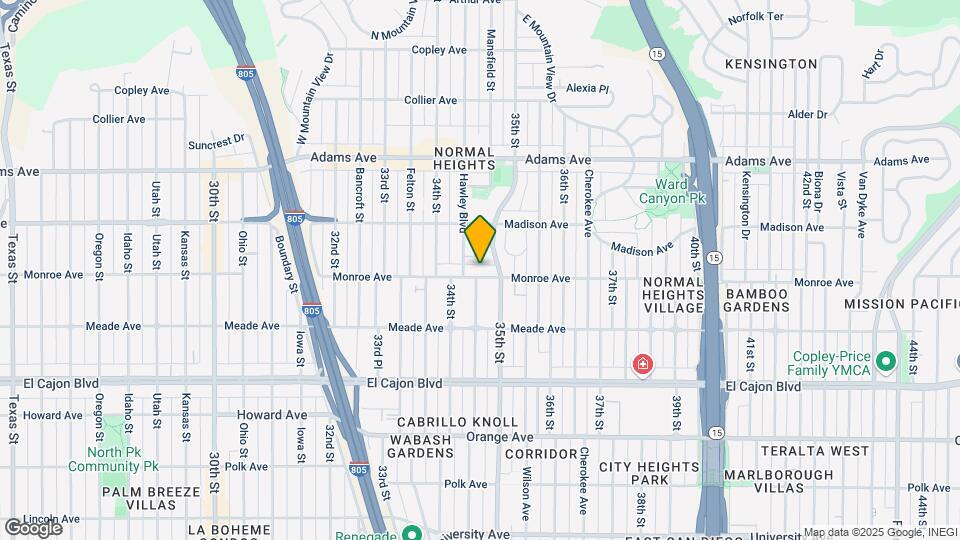 3470 Monroe Ave Map and Location Details