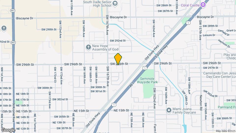 29621 SW 165th Ct Map and Location Details