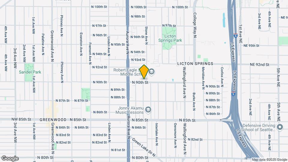 1150 N 90th St Map and Location Details