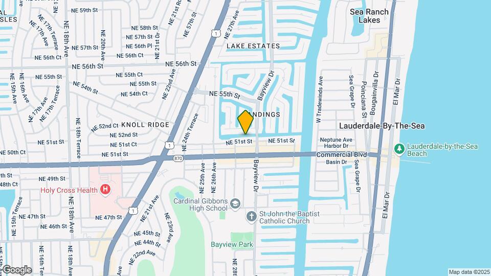 2901 NE 51st St Map and Location Details