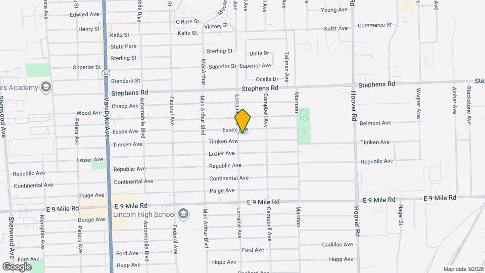 11005 Timken Ave Map and Location Details