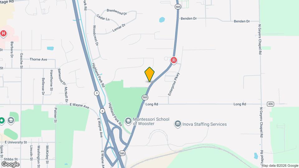 2617 Peach Ln Mapa y Detalles de la Ubicación