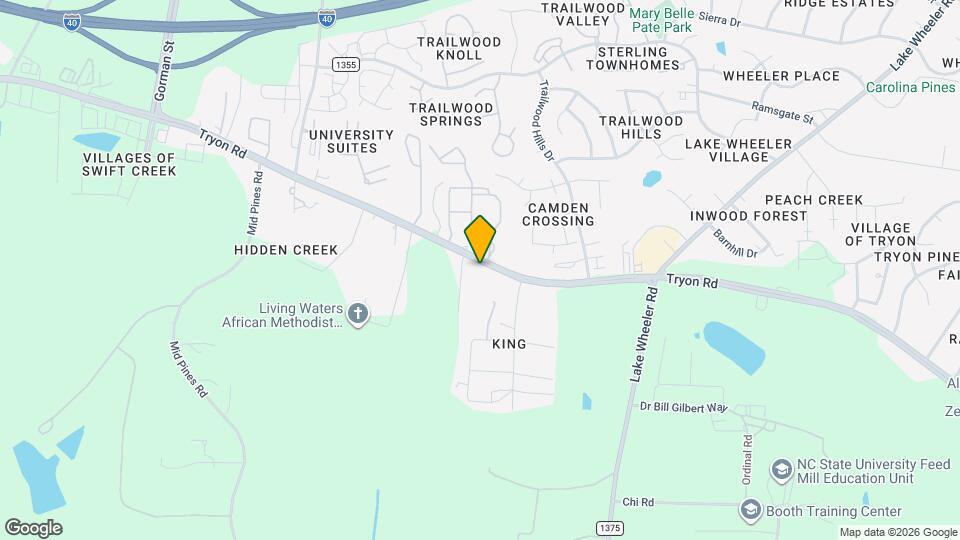 3125 Tryon Rd Map and Location Details