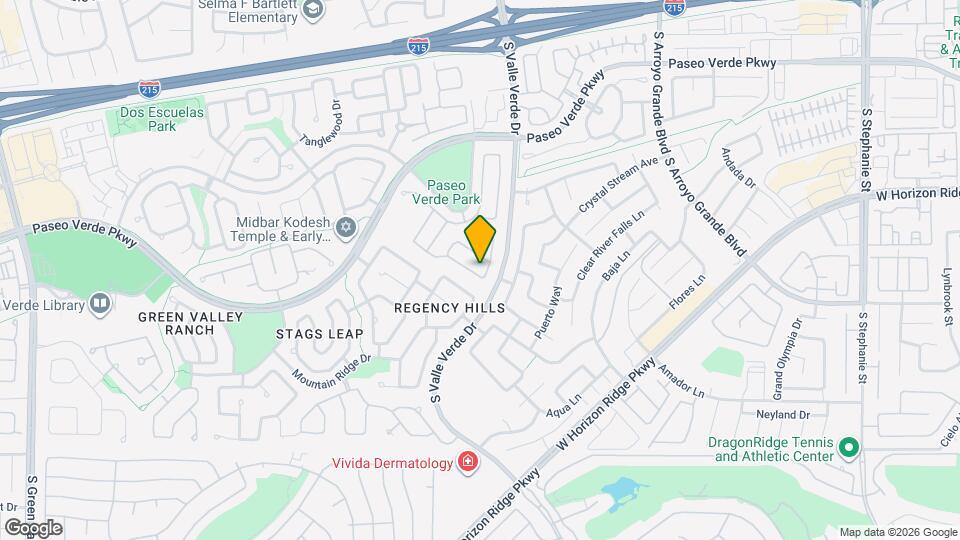 1828 Vista Pointe Ave Map and Location Details