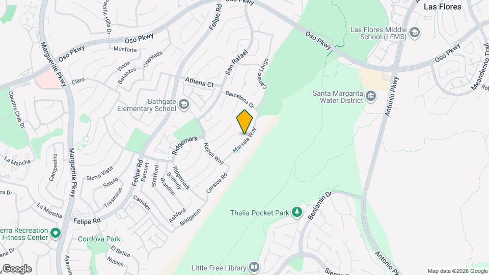 26435 Marsala Way Map and Location Details