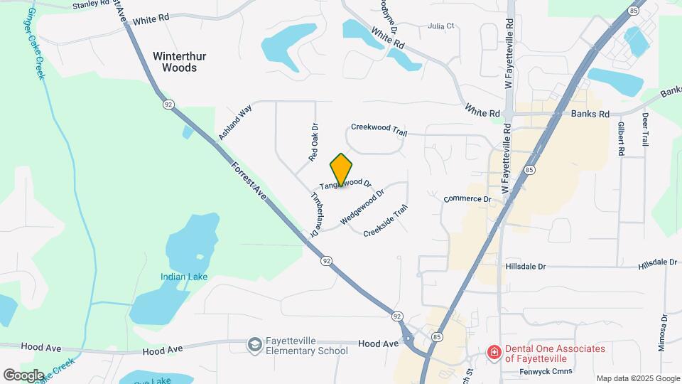 125 Tanglewood Dr Map and Location Details