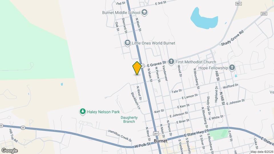 809 N West St Map and Location Details